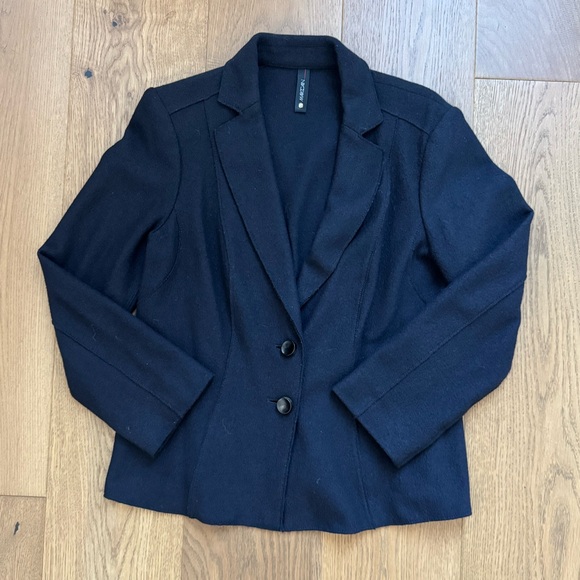 Marc Cain Jackets & Blazers - Marc Cain Ladies Virgin Wool Cardigan/Blazer - Size 5 (US 12) - EUC - Navy Blue
